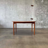 Povl Dinesen Teak Dining Table With Two Leaves - Denmark C. 1960