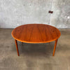 Povl Dinesen Teak Dining Table With Two Leaves - Denmark C. 1960