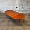 Povl Dinesen Teak Dining Table With Two Leaves - Denmark C. 1960