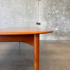 Povl Dinesen Teak Dining Table With Two Leaves - Denmark C. 1960