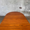Povl Dinesen Teak Dining Table With Two Leaves - Denmark C. 1960
