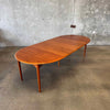 Povl Dinesen Teak Dining Table With Two Leaves - Denmark C. 1960