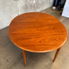 Povl Dinesen Teak Dining Table With Two Leaves - Denmark C. 1960