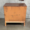 Dixie Small Three Drawer Dresser With Black Legs & Formica Top