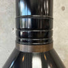 Vintage Mid Century Modern Black Porcelain Enamel Finish Preway Fireplace