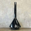Vintage Mid Century Modern Black Porcelain Enamel Finish Preway Fireplace