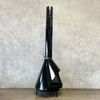 Vintage Mid Century Modern Black Porcelain Enamel Finish Preway Fireplace