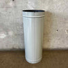 Vintage MCM Original Ash Porcelain Enamel Finish Malm "Zircon" Fireplace Pipe #1