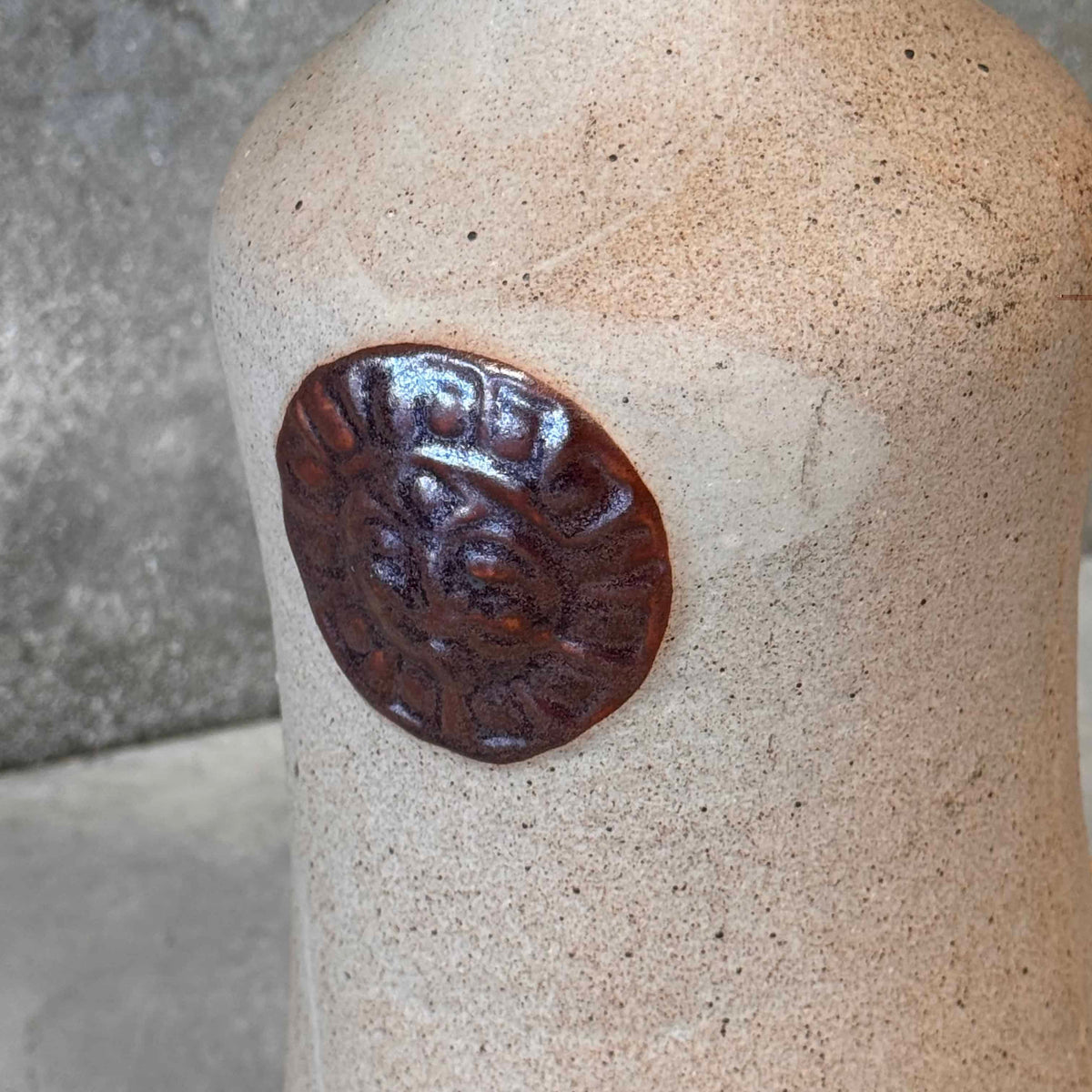 Danish Ceramic Table Lamp By Knabstrup Atelier