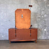 Mid Century Modern Lane Six Drawer Dresser w/Mirror