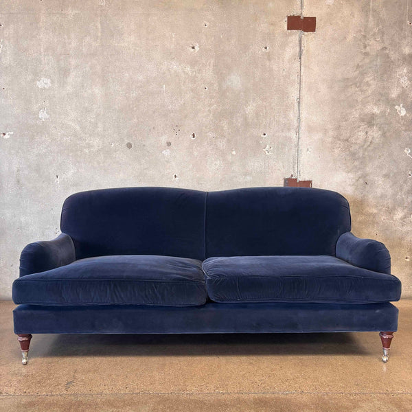 Velvet Barclay Butera Sofa On Casters