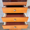 Danish Modern Teak Veneer Dresser Cabinet