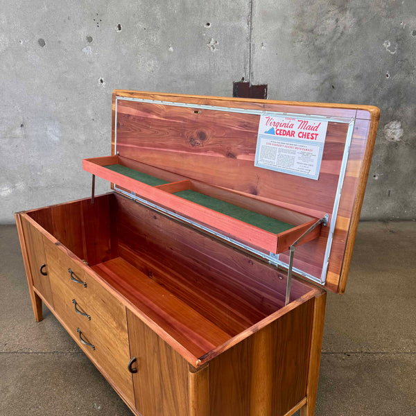 Mid Century Virginia Made Trunk By Lane C. 1950s