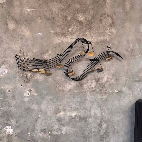 Curtis Jere Music Note Wall Sculpture - Signed & Dated