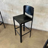 Vintage Set Of Four Matteo Grassi Italian Leather Bar Stools