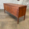 Mid Century Walnut Three Door Three Drawer Dresser Credenza
