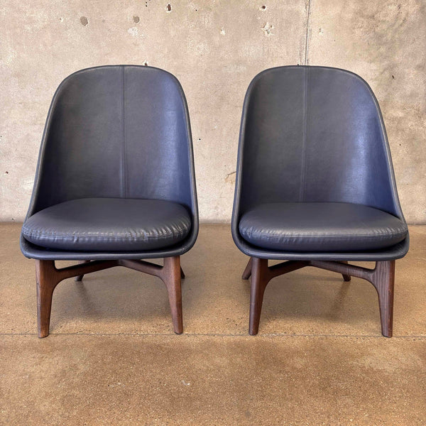 Pair of SOLO Lounge Chairs By De La Espada - Made in Portugal