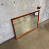 Mid Century Walnut Mirror By Kipp Stewart For Drexel