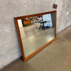 Mid Century Walnut Mirror By Kipp Stewart For Drexel