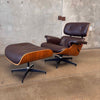 Eames Style Plycraft Lounge Chair & Ottoman