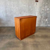Bernhard Pedersen Teak Tambour Door Cabinet, Denmark