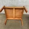 Scandinavian Hans Wegner Style Lounge Chair & Ottoman