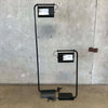 Pair of Ron Rezek Floor Lamps In Black