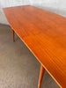 Vintage UK Scandinavian Beechwood Sculpted Console Table