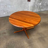 Danish Modern Teak Dining Table C. 1960 - With One Leaf