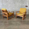 Pair Of Borge Mogensen Model 2256 Lounge Chairs in Oak