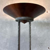 1980s Verdigris Copper Tub Torchiere Lamp By Jim Bindmand For Rainbow Lamp Co.