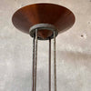 1980s Verdigris Copper Tub Torchiere Lamp By Jim Bindmand For Rainbow Lamp Co.