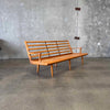 Mid Century Modern Wood Frame Sofa-HOLD