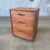 Mid Century Henredon 3 Drawer Dresser Nightstand circa 1960's