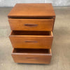 Mid Century Henredon 3 Drawer Dresser Nightstand circa 1960's