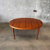 Moreddi Teak Danish Dining Table With Four Leaves