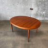 Moreddi Teak Danish Dining Table With Four Leaves