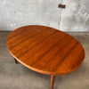Moreddi Teak Danish Dining Table With Four Leaves