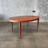 Moreddi Teak Danish Dining Table With Four Leaves