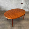 Moreddi Teak Danish Dining Table With Four Leaves