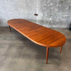 Moreddi Teak Danish Dining Table With Four Leaves