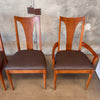 Set of Six Vintage Broyhill Brasilia Dining Chairs