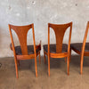 Set of Six Vintage Broyhill Brasilia Dining Chairs