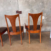 Set of Six Vintage Broyhill Brasilia Dining Chairs