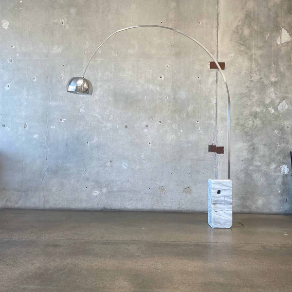 Mid Century Modern 1960s "Arco" Floor Lamp for Flos Italy