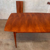 Vintage Mid Century Modern Broyhill Brasillia Dining Table With One Leaf