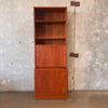 Poul Hundevad Two Piece Bookcase Cabinet With Key