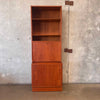 Poul Hundevad Two Piece Bookcase Cabinet With Key