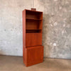Poul Hundevad Two Piece Bookcase Cabinet With Key
