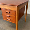 Teak & Oak Writing Desk by Borge Mogensen for Soborg Mobler